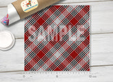Tartan Plaid Patterned Adhesive Vinyl 460
